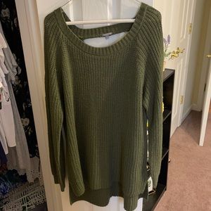 Forest green sweater